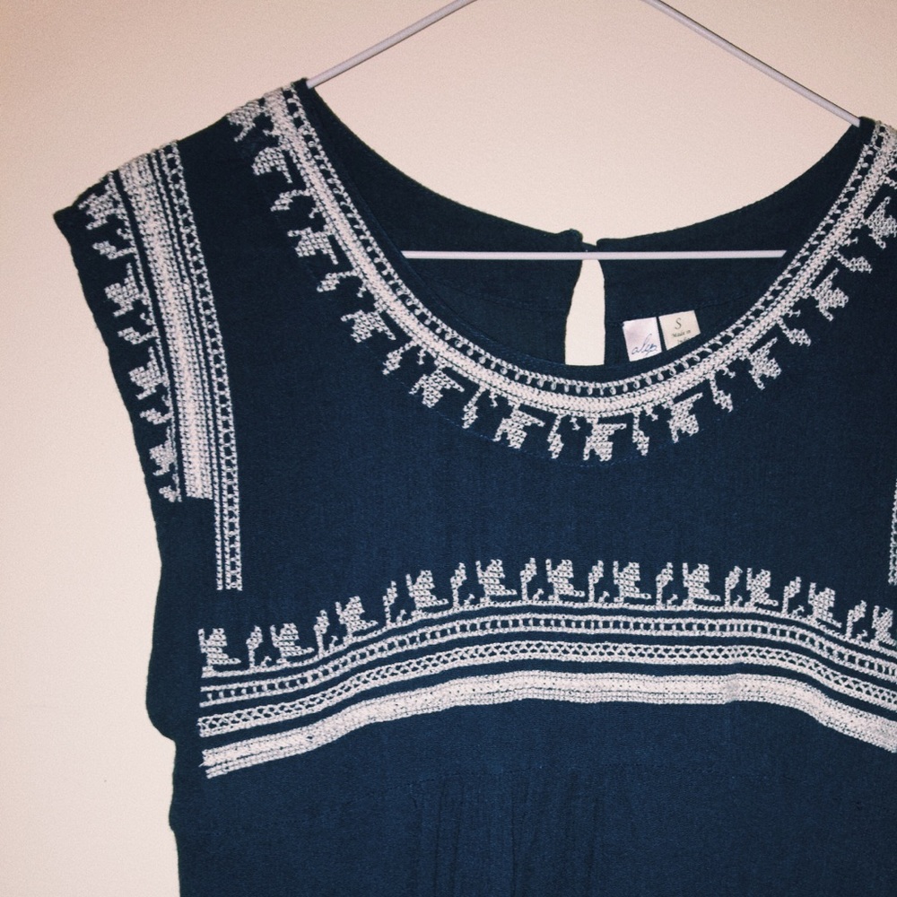 Women’s boho embroidered blouse